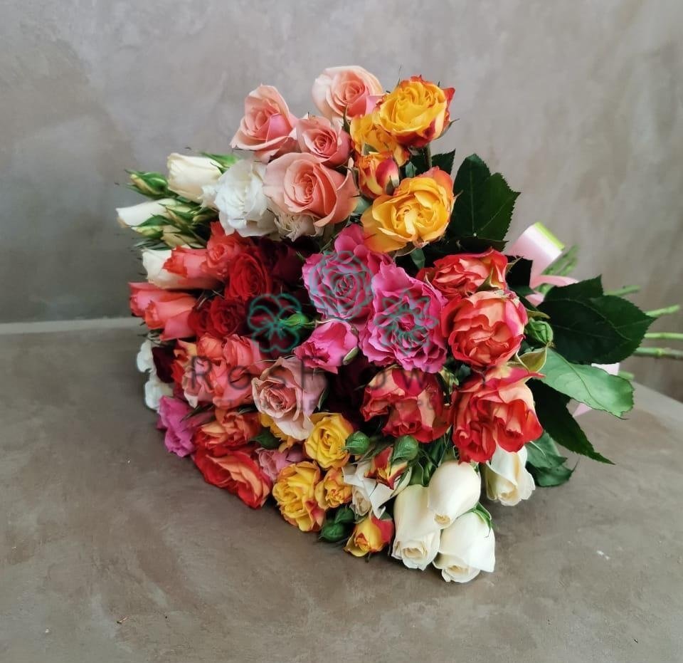 Букет цветов из: Розы в Молодежном Иркутская область