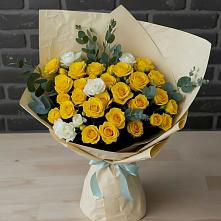 Букет цветов из:  Розы в Молодежном Иркутская область