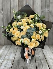 Букет цветов из:  Розы и Лизиантусы #REPLACE_PRED# Молодежном Иркутская область