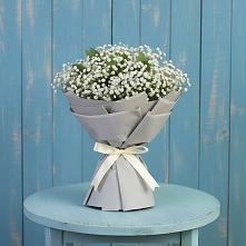 Букет цветов из:  Гипсофила в Молодежном Иркутская область
