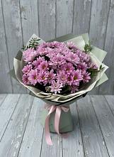 Букет цветов из:  Хризантемы в Молодежном Иркутская область
