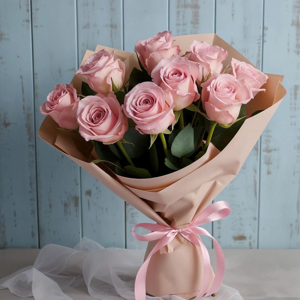 Букет цветов из: Розы в Молодежном Иркутская область