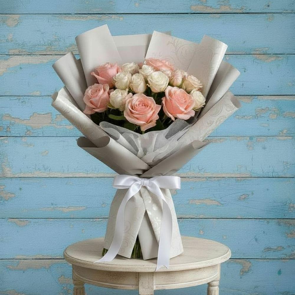 Букет цветов из: Розы в Молодежном Иркутская область