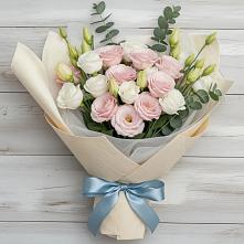 Букет цветов из:  Лизиантусы #REPLACE_PRED# Молодежном Иркутская область