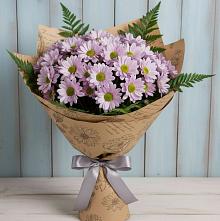 Букет цветов из:  Хризантемы в Молодежном Иркутская область