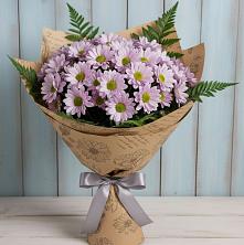 Букет цветов из:  Хризантемы в Молодежном Иркутская область