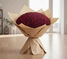 Букет 101 Красная роза в Молодежном Иркутская область