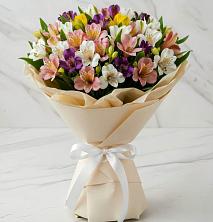 Букет цветов из:  Альстромерии в Молодежном Иркутская область