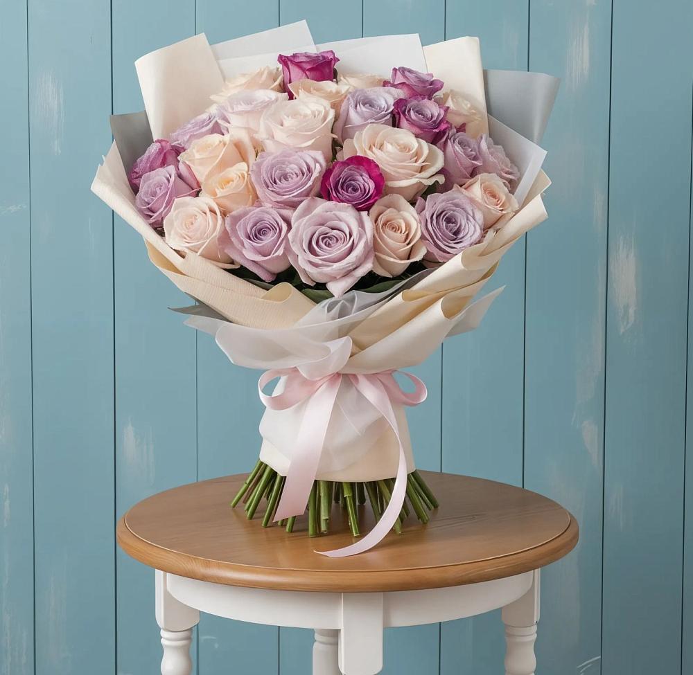 Букет цветов из: Розы в Молодежном Иркутская область