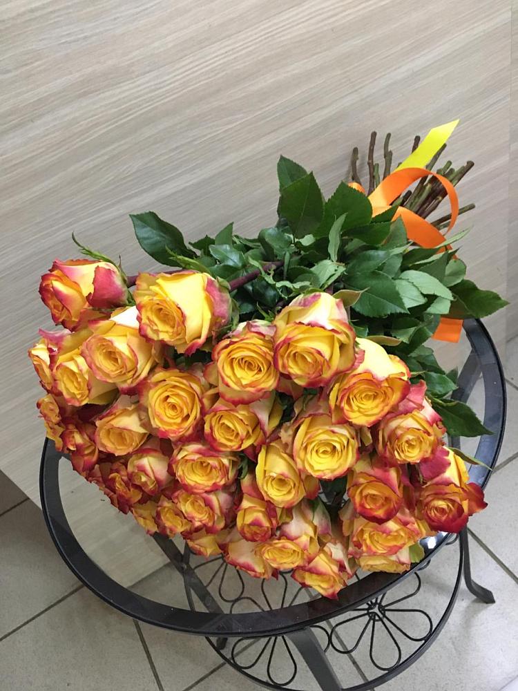 Букет Желтые розы в Молодежном Иркутская область