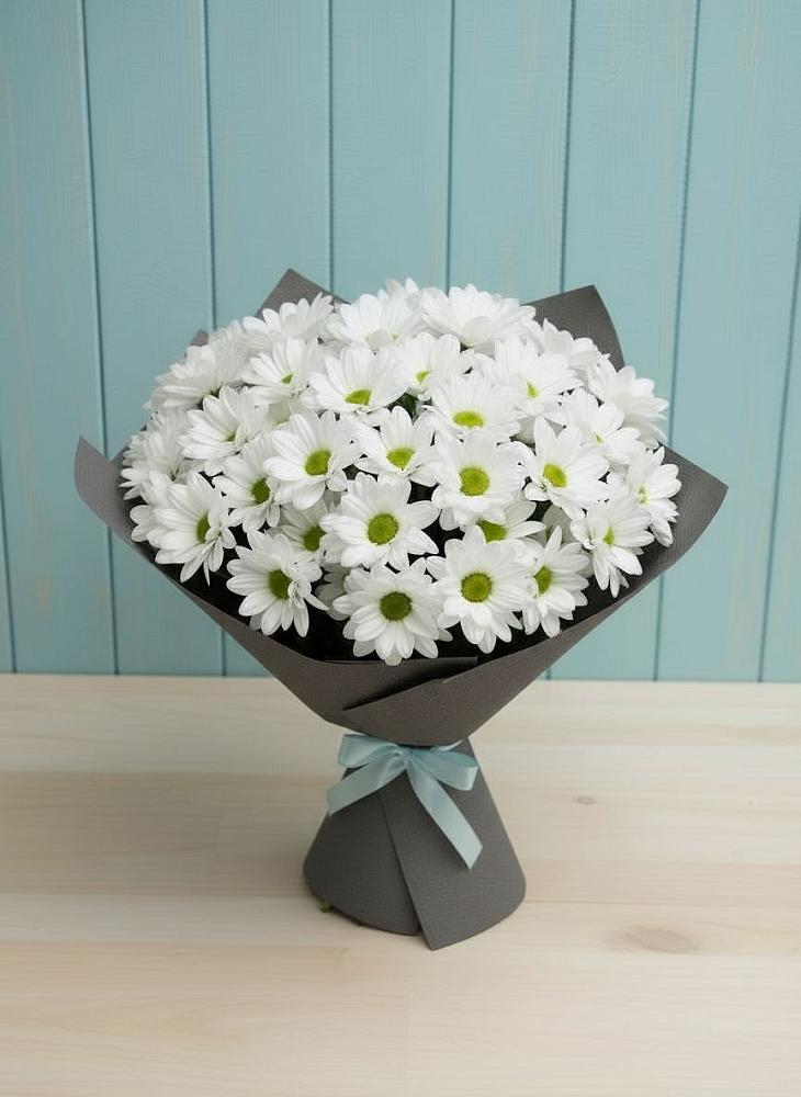 Букет цветов из: Хризантемы в Молодежном Иркутская область