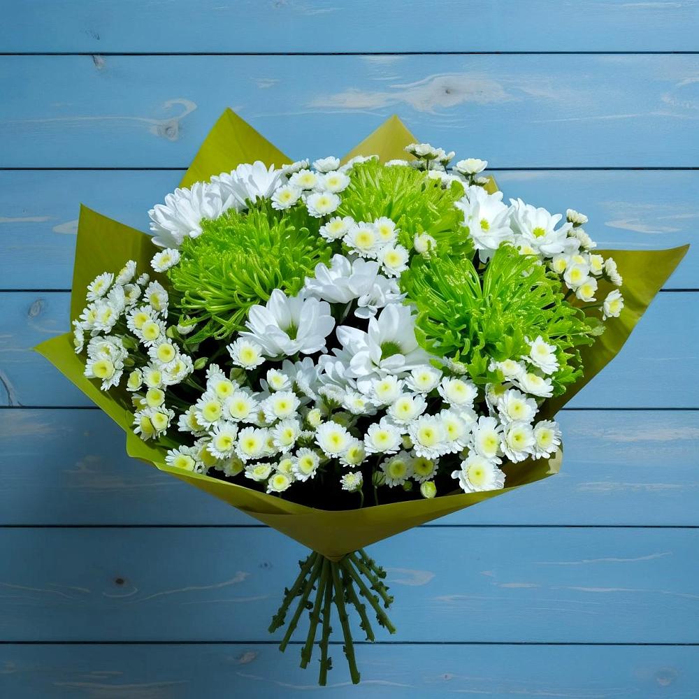 Букет цветов из: Хризантемы в Молодежном Иркутская область
