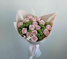 Букет цветов из:  Розы и Хризантемы в Молодежном Иркутская область