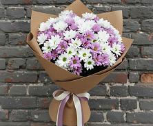 Букет цветов из:  Хризантемы в Молодежном Иркутская область