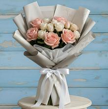 Букет цветов из:  Розы #REPLACE_PRED# Молодежном Иркутская область