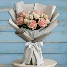 Букет цветов из:  Розы в Молодежном Иркутская область