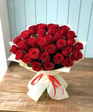 Букет 29 Красных роз в Молодежном Иркутская область
