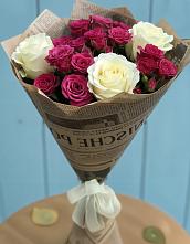 Букет цветов из:  Розы в Молодежном Иркутская область