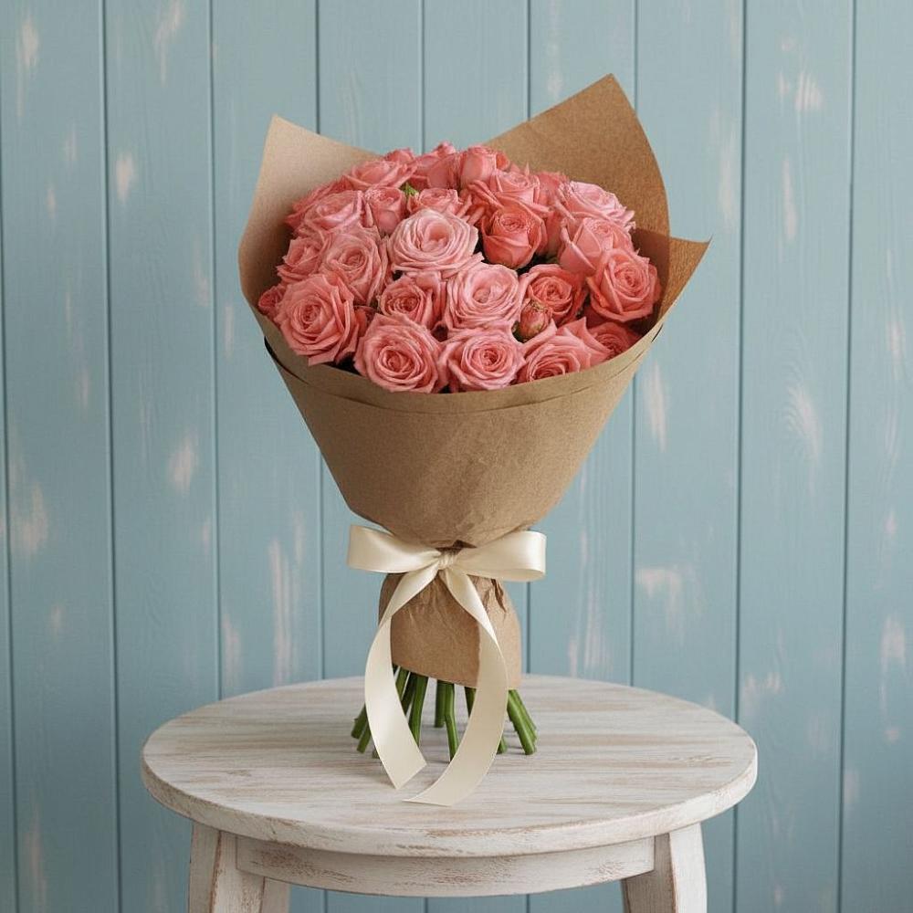 Букет цветов из: Розы в Молодежном Иркутская область