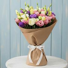 Букет цветов из:  Лизиантусы в Молодежном Иркутская область